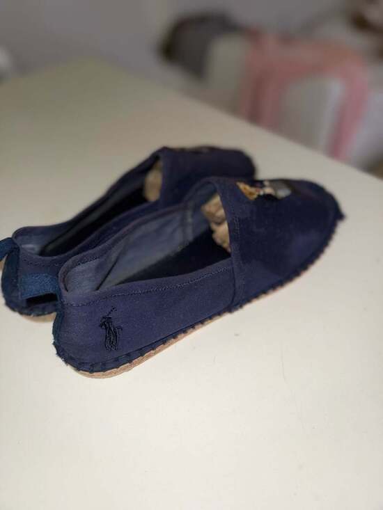Polo Ralph Lauren Barron Polo Bear Canvas Espadrilles Navy Size 9D main image 6